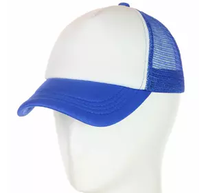 Бейсболка 62017-2 белый-электрик Бейсболка 62017-2 белый-электрик