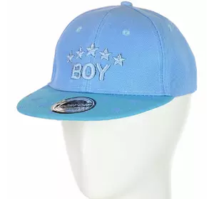 Кепка с прямым козырьком 82017-5 голубой-бирюзовый Кепка с прямым козырьком 82017-5 голубой-бирюзовый