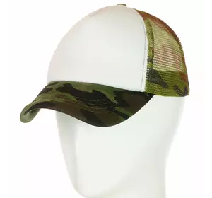 Бейсболка 62017-2 белый-камо темный Бейсболка 62017-2 белый-камо темный