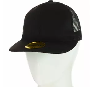 Кепка с прямым козырьком 62017-4 черный Кепка с прямым козырьком 62017-4 черный