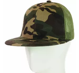 Кепка с прямым козырьком 62017-3 темный-камуфляж Кепка с прямым козырьком 62017-3 темный-камуфляж