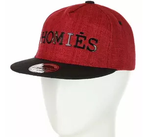 Кепка с прямым козырьком 82017-38 красный-черный Кепка с прямым козырьком 82017-38 красный-черный