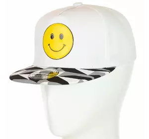 Кепка с прямым козырьком 82017-65 белый Кепка с прямым козырьком 82017-65 белый