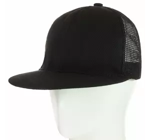 Кепка с прямым козырьком 62017-3 черный Кепка с прямым козырьком 62017-3 черный