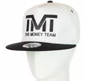 Кепка с прямым козырьком 82017-56 белый-черный Кепка с прямым козырьком 82017-56 белый-черный