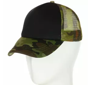 Бейсболка 62017-2 черный-камо темный Бейсболка 62017-2 черный-камо темный