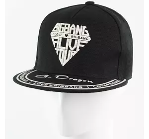 Кепка с прямым козырьком 72017-4 черный Кепка с прямым козырьком 72017-4 черный